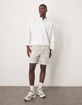 [Calvin Klein Jeans] Calvin Klein Jeans pull on shorts in tan-Brown 46 Fossil