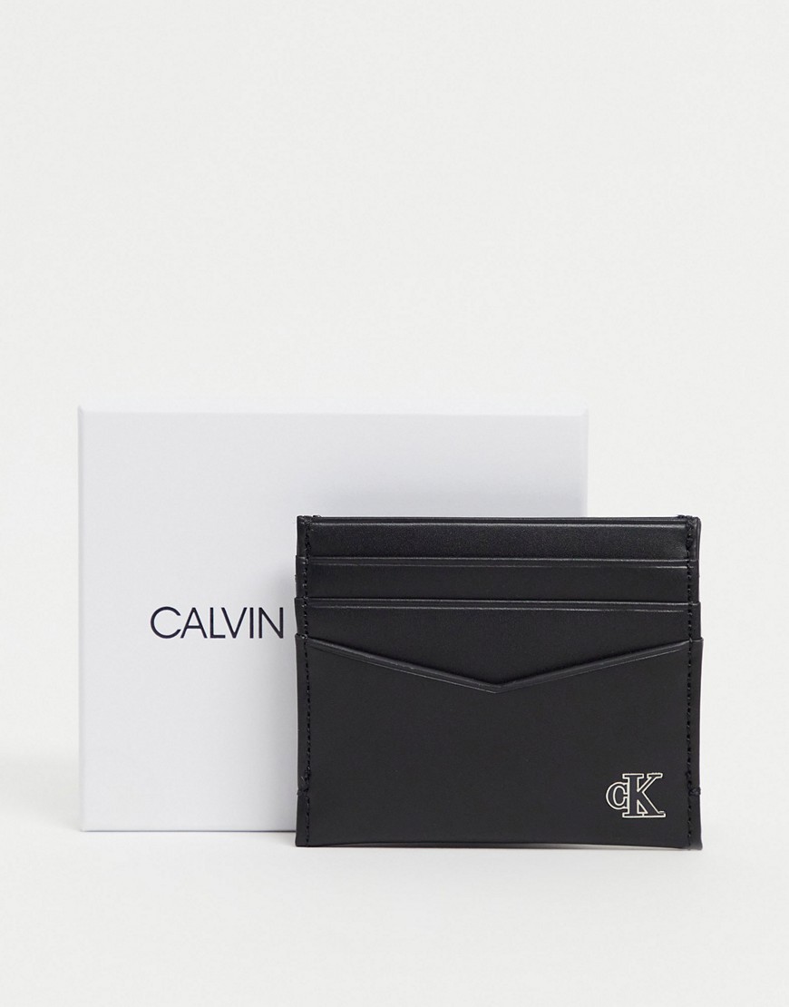 Calvin Klein Jeans - Pung med kort- og møntholder i sort