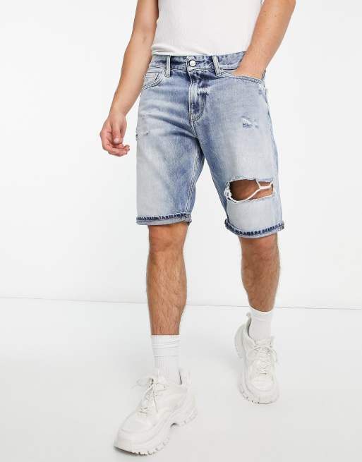 Relaxed Denim Carpenter Shorts Calvin Klein®