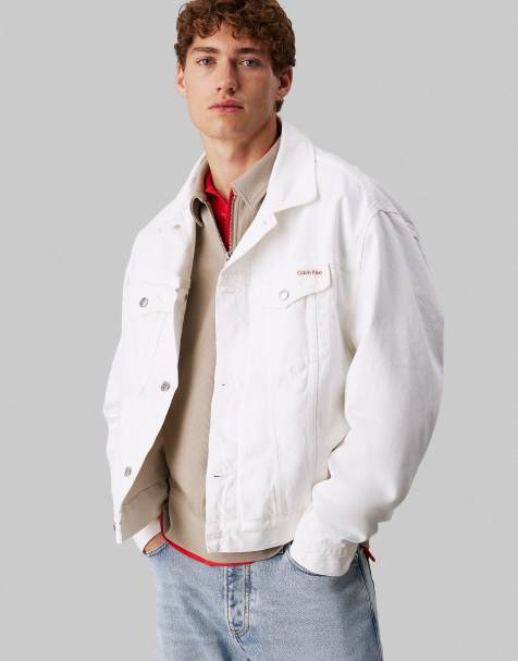 Calvin Klein Jeans Relaxed Denim Jacket in Denim Light - view 1