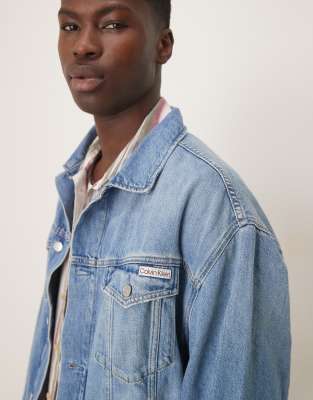 Calvin Klein Jeans Est.1978 Relaxed Denim Jacket In Blue