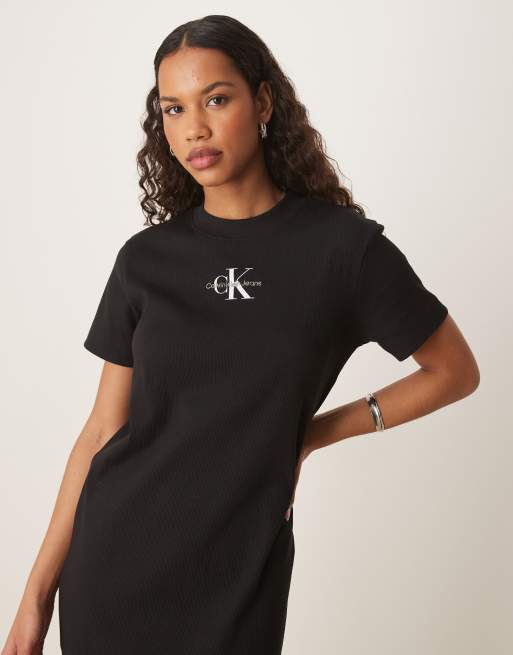 high neck short sleeve dress Blue High Neck Short Sleeve Crystal Fringe Column Dress