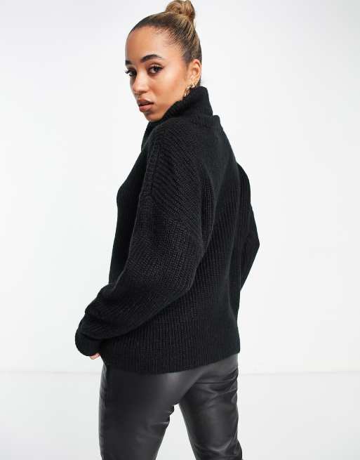 Oversized Turtleneck Knitted Sweater