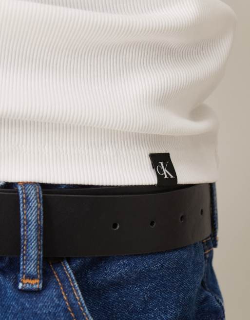 Calvin Klein Jeans rib tank in white