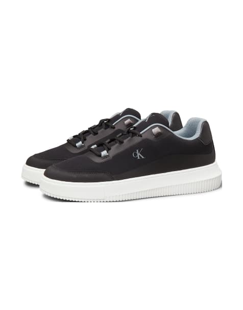 Calvin Klein Jeans Ripstop trainers in black/bright white/trooper - view 1