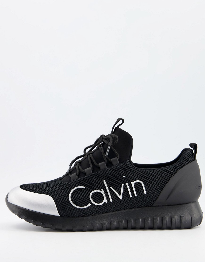 Calvin Klein Jeans ron trainers in black