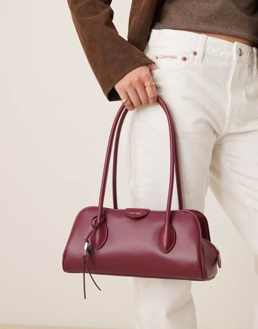 Calvin Klein Jeans – Rosa axelväska med flera fack, 4 av 4