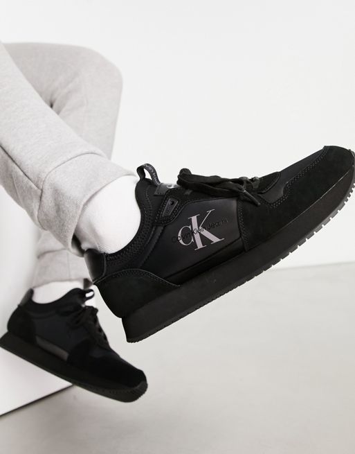 Calvin Klein Jeans runner in black | ASOS