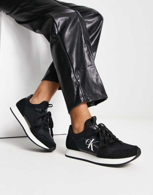 Calvin klein hot sale knit trainers