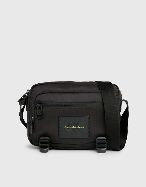 Calvin Klein Jeans - Sac bandoulière à logo - Noir CK