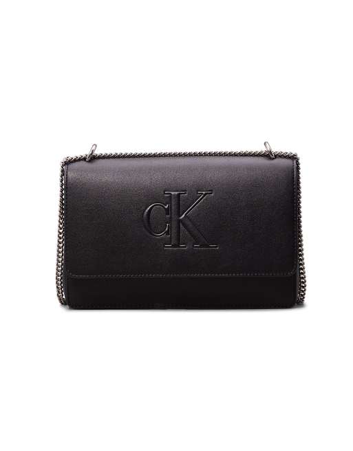 Calvin Klein Jeans - Sac porté épaule convertible - Noir
