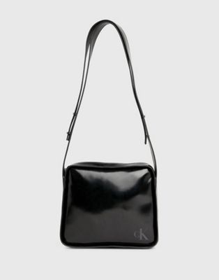 Calvin Klein Jeans Shoulder Bag in Ck Black - ASOS Price Checker