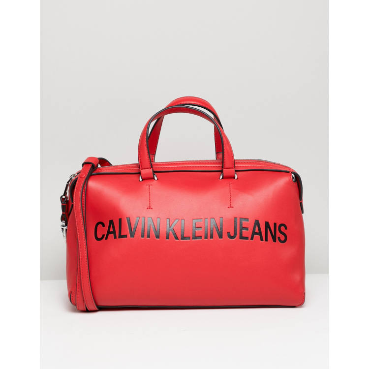 Calvin klein barrel bag sale