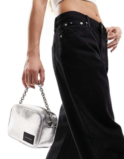 Calvin klein metallic on sale bag