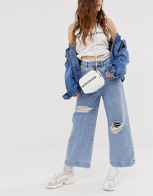 Calvin Klein Jeans sculpted camera bag with logo | ASOS