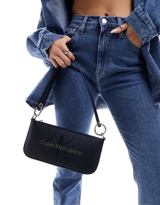 CALVIN KLEIN JEANS SCULPTED SHOULDER POUCH - K60K608689-BDS