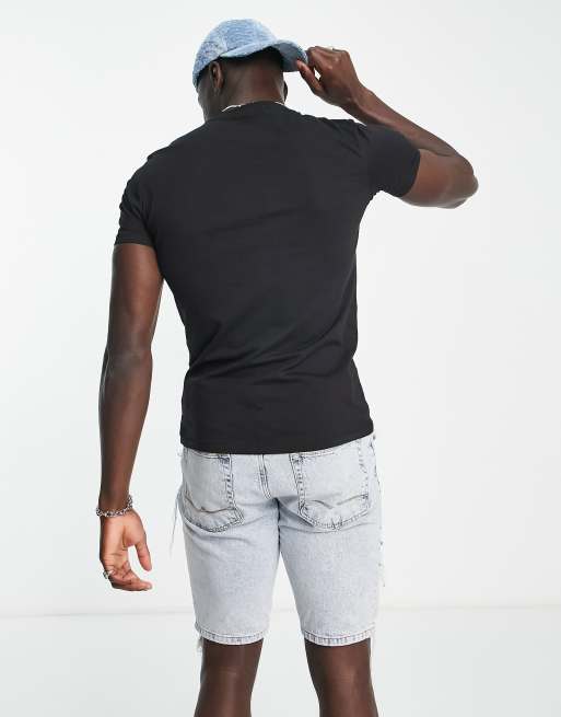 Calvin Klein Jeans - Seasonal - Sort T-shirt med monogram-logo, 2 af 4