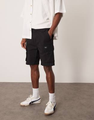 Calvin Klein Jeans - Short cargo - Noir - view 1