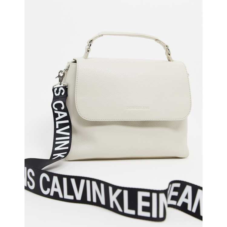 Calvin Klein Shoulder Bag with Wide Strap Detail