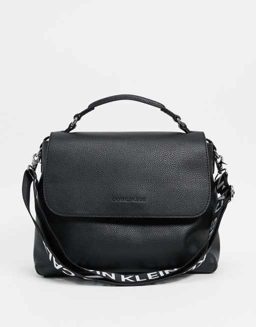 Calvin klein logo strap bag new arrivals