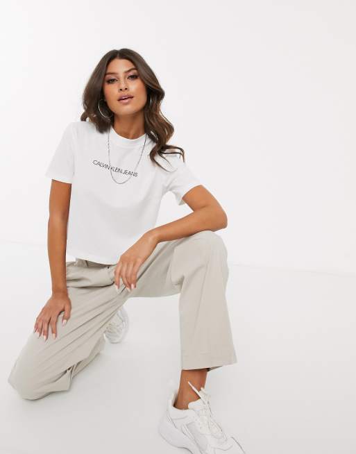 Calvin Klein Jeans institutional logo t shirt, ASOS