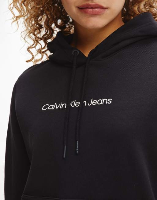 Calvin klein hot sale institutional hoodie