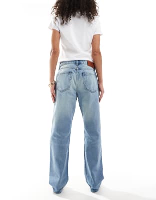 Calvin Klein Jeans Est.1978 Signature 90s Grunge Jeans In Blue