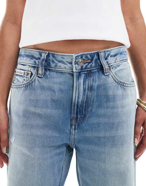 Calvin Klein Jeans signature 90s grunge jeans in dark wash