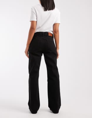 Calvin Klein Jeans Est.1978 Signature 90s Straight Jeans In Black