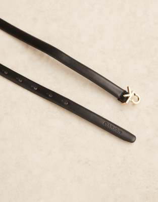 Calvin Klein Jeans Est.1978 Skinny Belt In Black