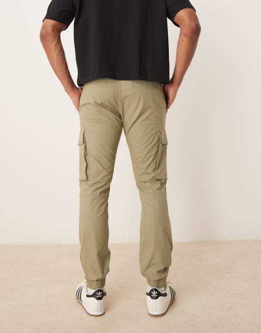パンツ [MATINKIM]washed cotton cargo pants in beige WASHED COTTON CARGO PANTS IN BEIGE - MATINKIM
