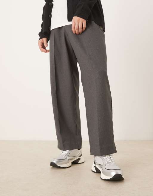 Calvin Klein Jeans - Sølvfarvede vandre- og løbesneakers med snørebånd i mesh, 5 af 5