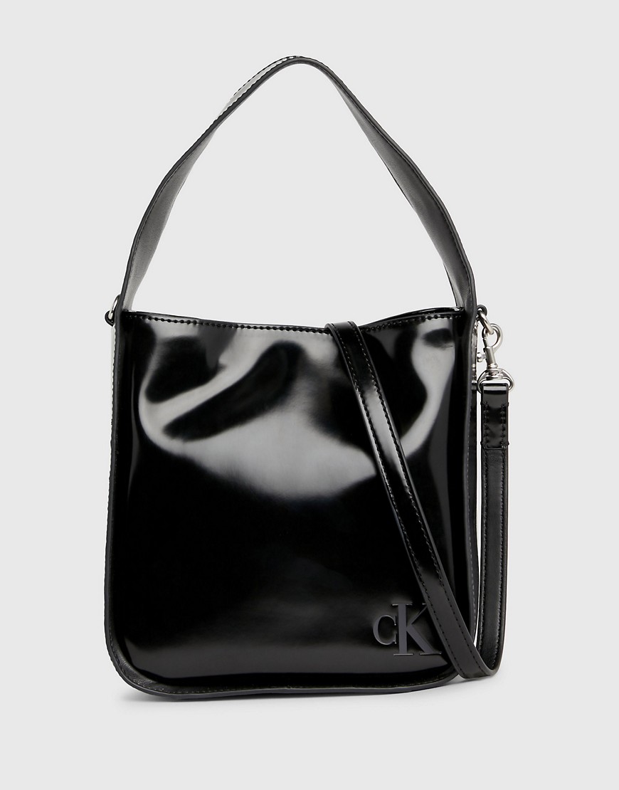 Calvin Klein Jeans Small Bucket Bag in Black