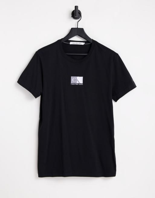 Calvin klein Graphic Box Logo T-Shirt Black