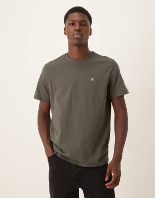 Calvin Klein Jeans Est.1978 Small Logo T-shirt In Green