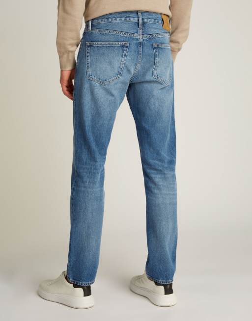 Calvin Klein Jeans - Smalle rechte jeans in mid-wash, 2 van 4