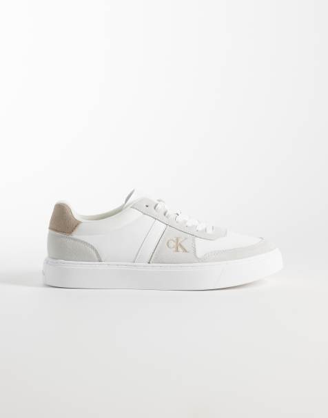 Calvin Klein Jeans - Sneakers bianche con suola preformata e logo in rilievo - view 1