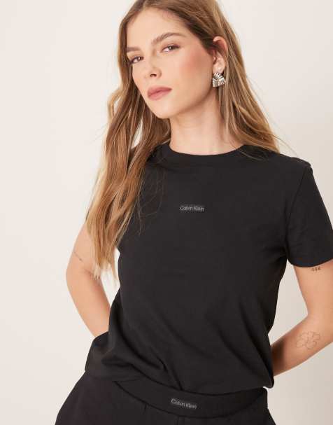 Calvin Klein Jeans - Sort baby-t-shirt med grafik - view 1