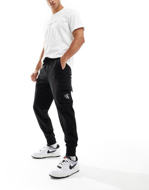 Calvin Klein Jeans - Sorte bukser med logomærke