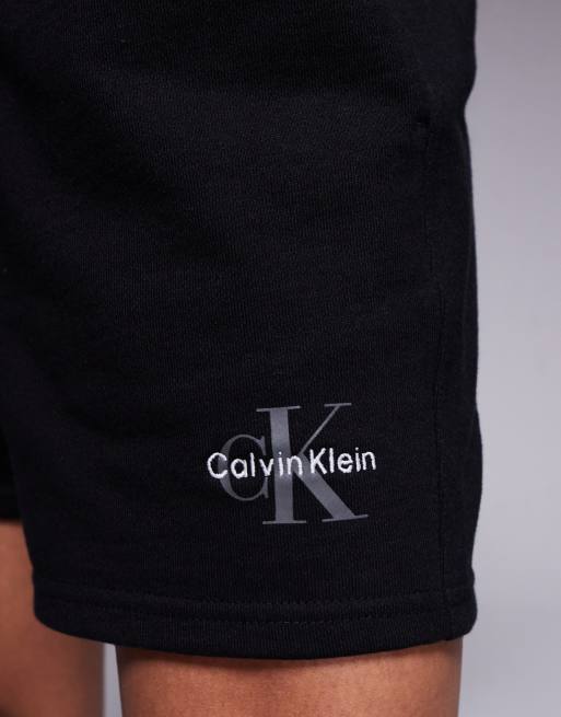 Calvin Klein Jeans - Sorte shorts i jersey, 5 af 5
