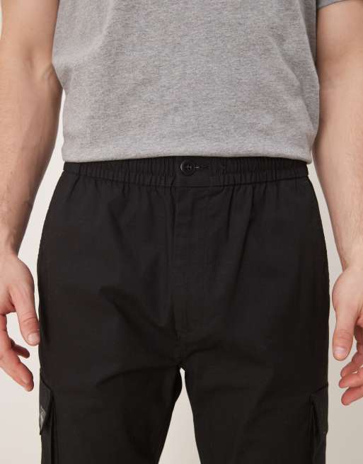 Calvin Klein Jeans - Sorte skinny-bukser i elastisk ripstop, 4 af 5