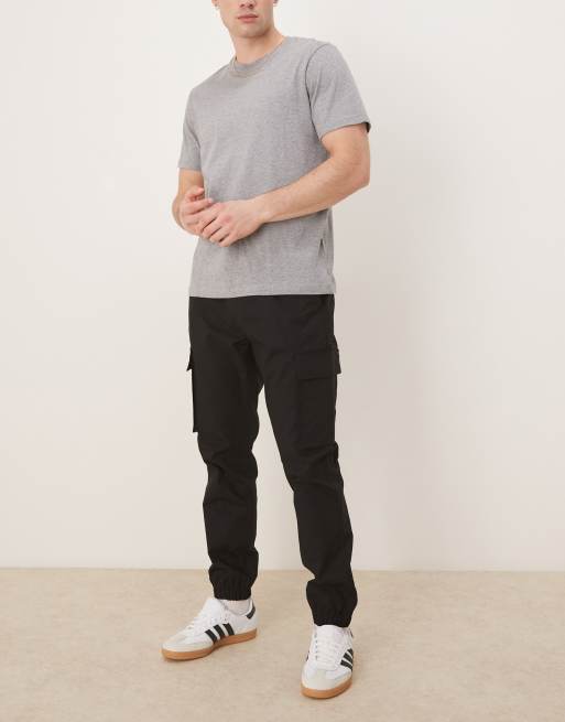Calvin Klein Jeans - Sorte skinny-bukser i elastisk ripstop, 5 af 5