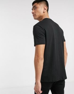 calvin klein black logo t shirt