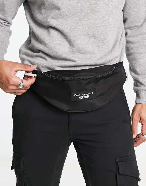 Calvin Klein Jeans sport essential fanny pack in black