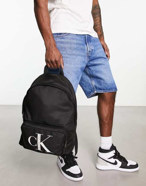 Calvin Klein Jeans ASOS in backpack black | sport essentials