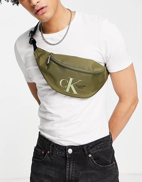 asos.com | Calvin Klein Jeans sport essentials bum bag in khaki
