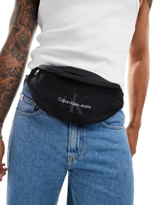 Calvin Klein Jeans sport essentials bumbag in black, 3 of 4