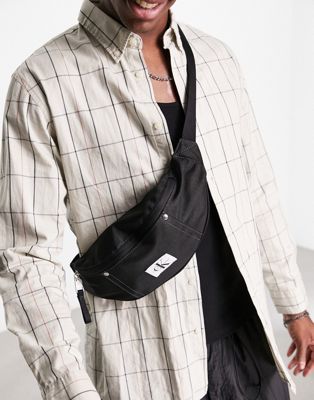 Calvin Klein Jeans sport essentials waistbag in black - ASOS Price Checker