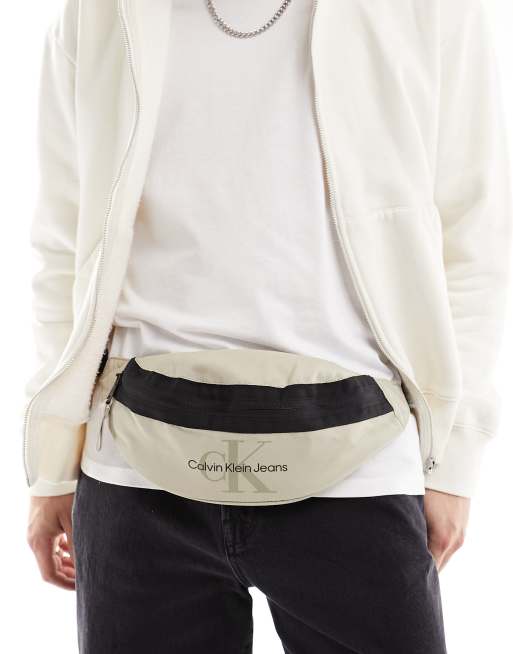Calvin Klein Jeans sport essentials waistbag in taupe, 4 of 4
