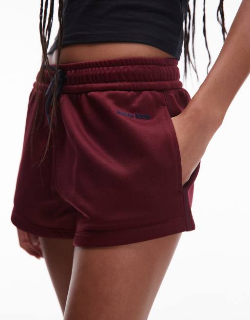 Calvin Klein Jeans - Sportshort van jersey in bordeauxrood, 3 van 5